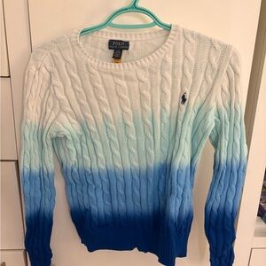 Polo by Ralph Lauren White Cable Knit Sweater